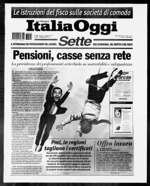Italia oggi : quotidiano di economia finanza e politica